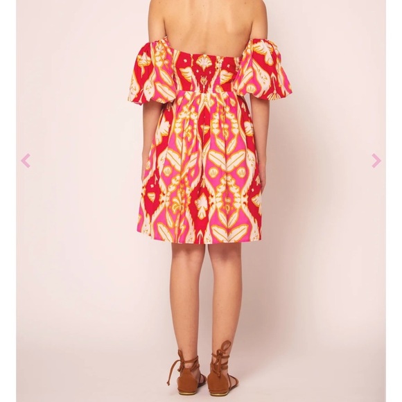 Beyond by Vera Leah Pondi Pink Off-Shoulder Dress - Picture 5 of 9